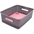 Advantus Bin Plastic Weave Med
