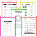C-Line Reusable Dry Erase Pockets, Assorted, 9 x 12, 25/BX
