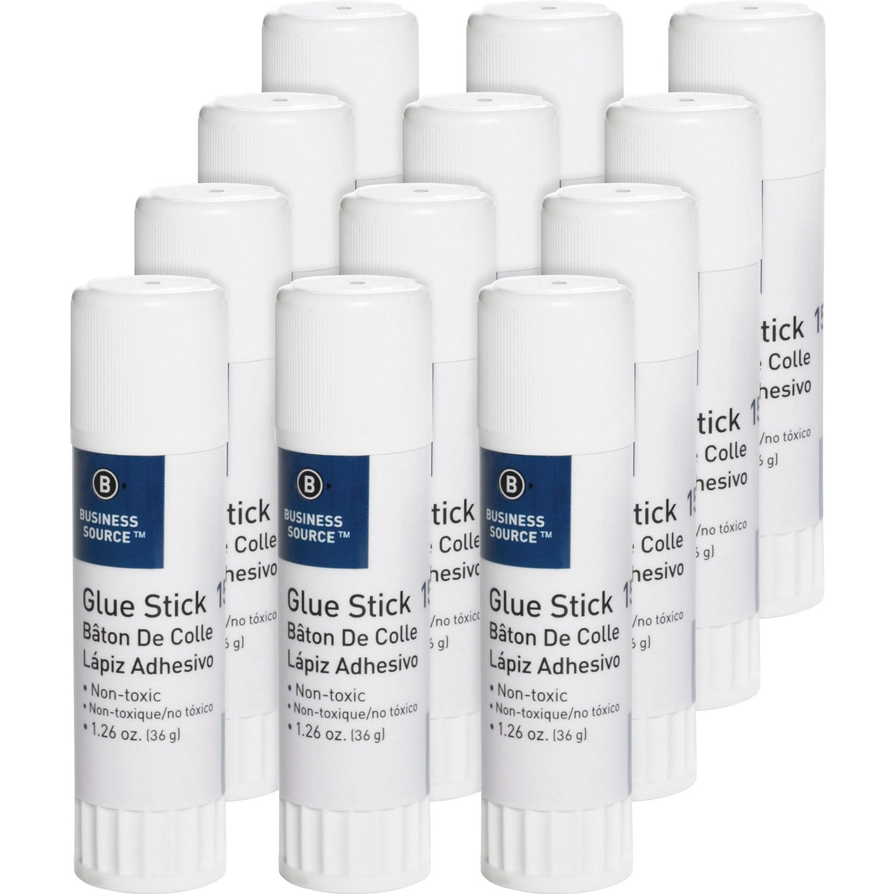 Business Source Glue Stick 1.26 Clr