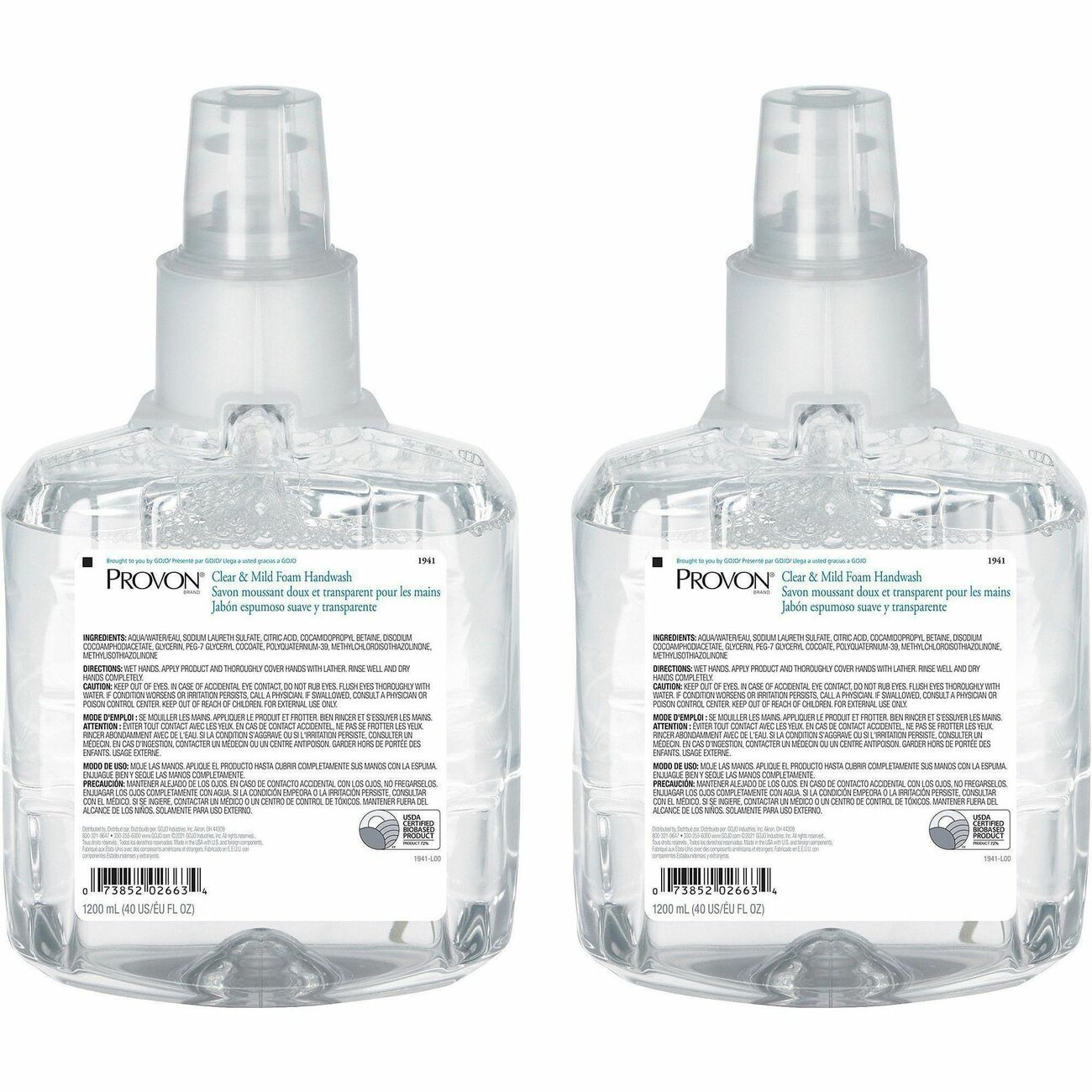 GOJO Soap Hndwash Foam Clr&Mild