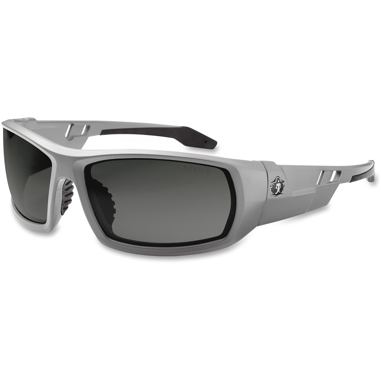 Glasses W/Fog-Off Safety Gy