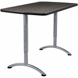 Iceberg Walnut Top Sit-to-Stand Table