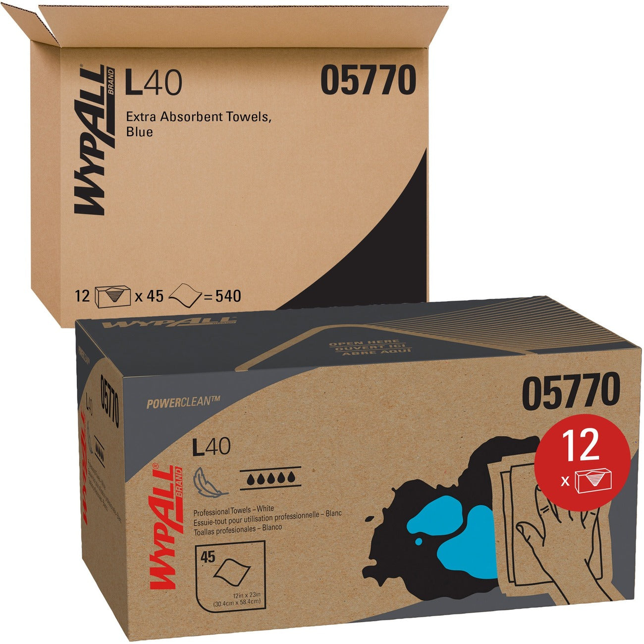 Kimberly-Clark Professional Wiper L40 Wypall White