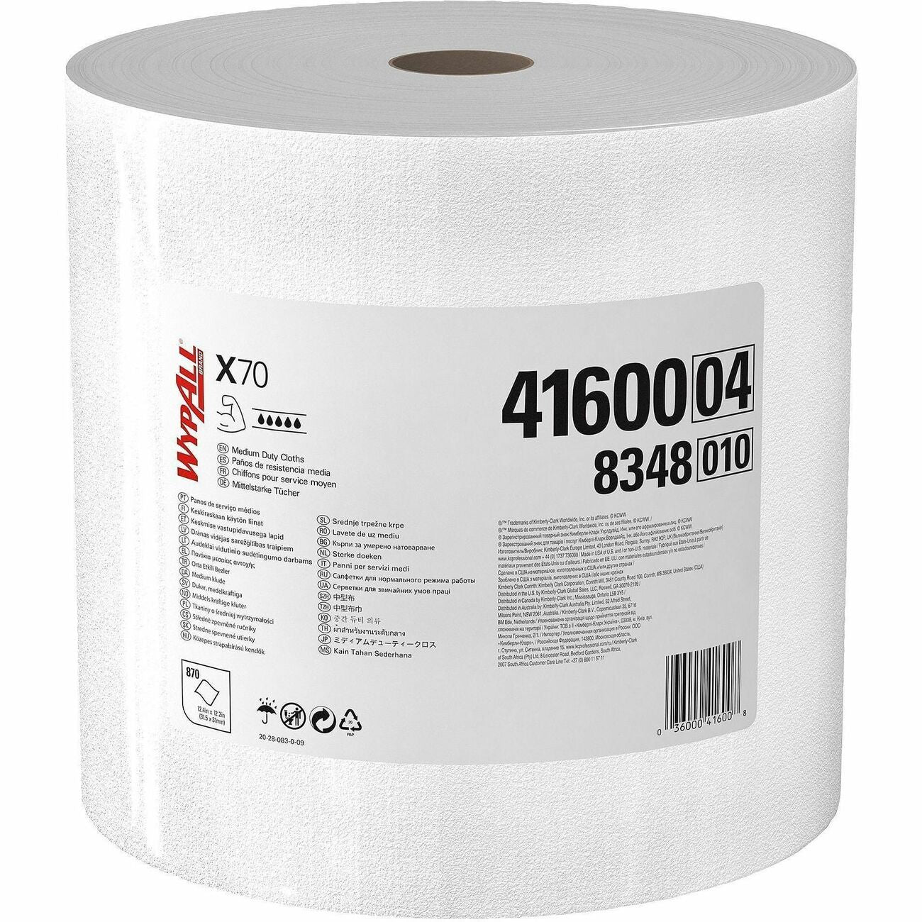 Kimberly-Clark Professional Wiper X70 Hydrkt Wypall Rl