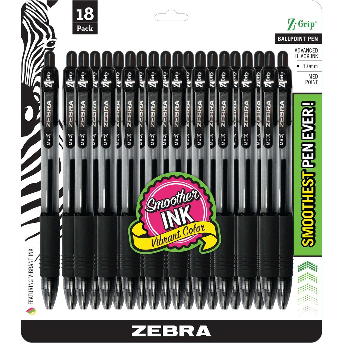 Zebra Z-Grip Retractable Ballpoint Pens