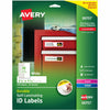 Avery Self-Laminating Labels, 1" x 3.5"