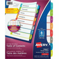 Avery Dividers Index Ready 1-8