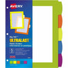 Avery Dividers Ultralst Plstc 5Tb