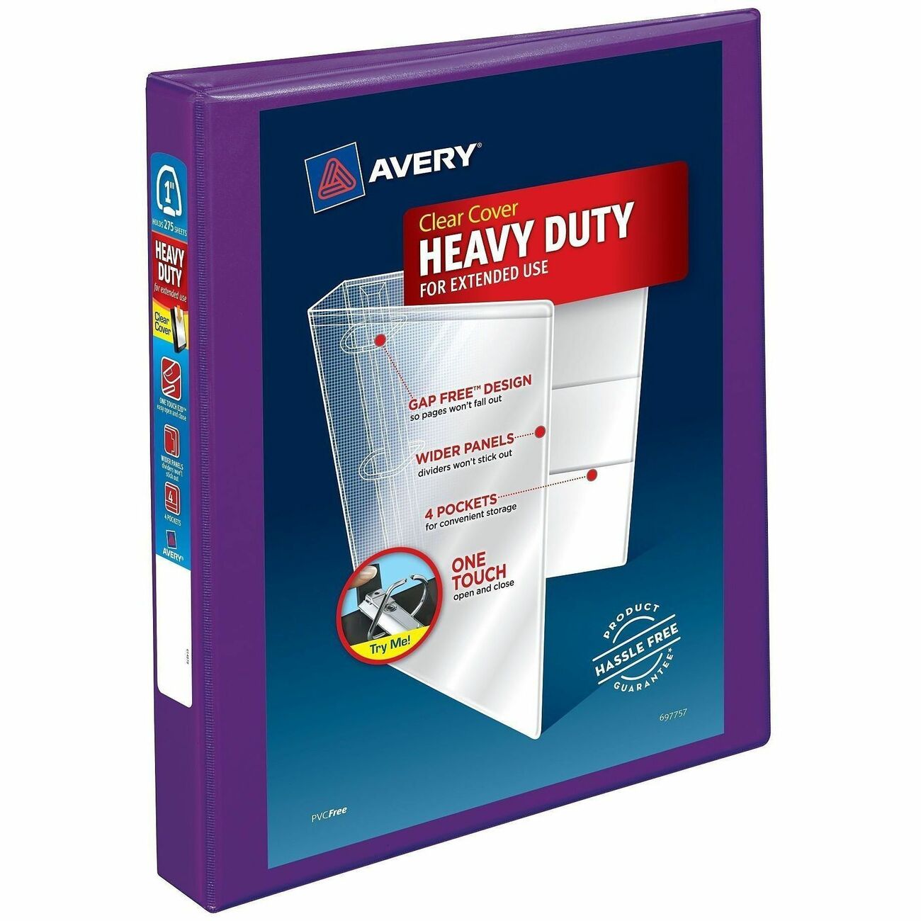 Avery Binder View Hd Ezd 1 Prple