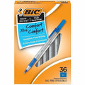 BIC Pen Roundstic Grip Be 36Ct