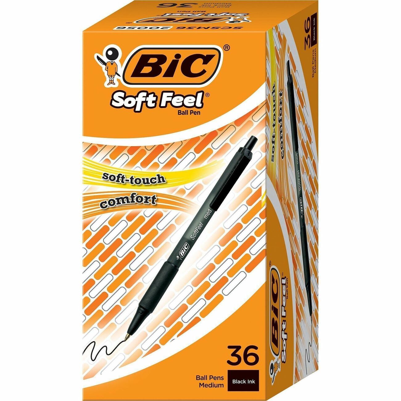 BIC Pen Softfeel Bp Med Bk 36Ct