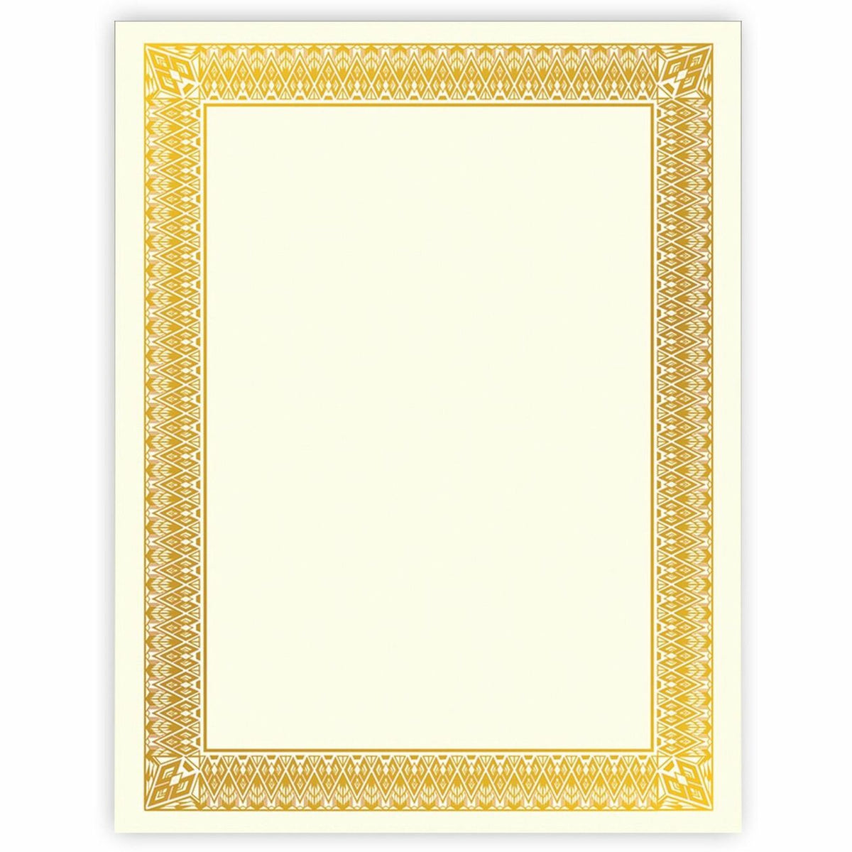 Geographics Gold Foil Certificate