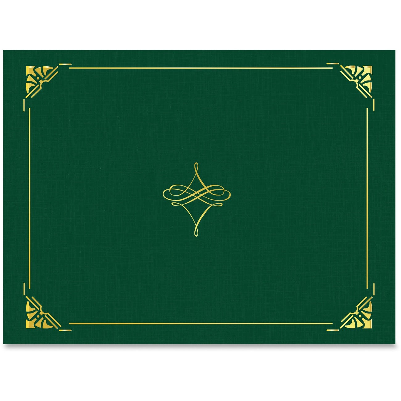 Holder Cert Goldfoil 5Pk Gn