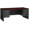 Lorell Fortress Modular Series Double-Pedestal Desk