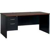 Lorell Fortress Modular Series Left-Pedestal Desk