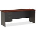 Lorell Fortress Modular Series Left-pedestal Credenza