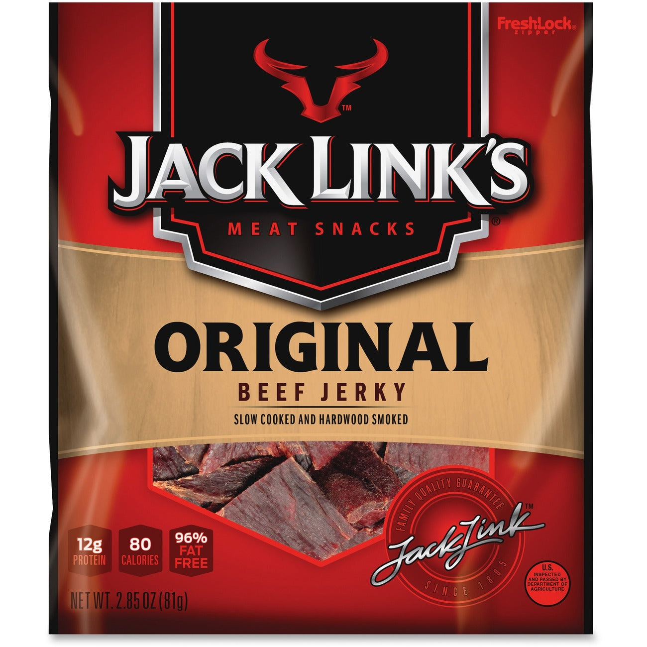 Snack Beefjerky Orig 2.85Oz