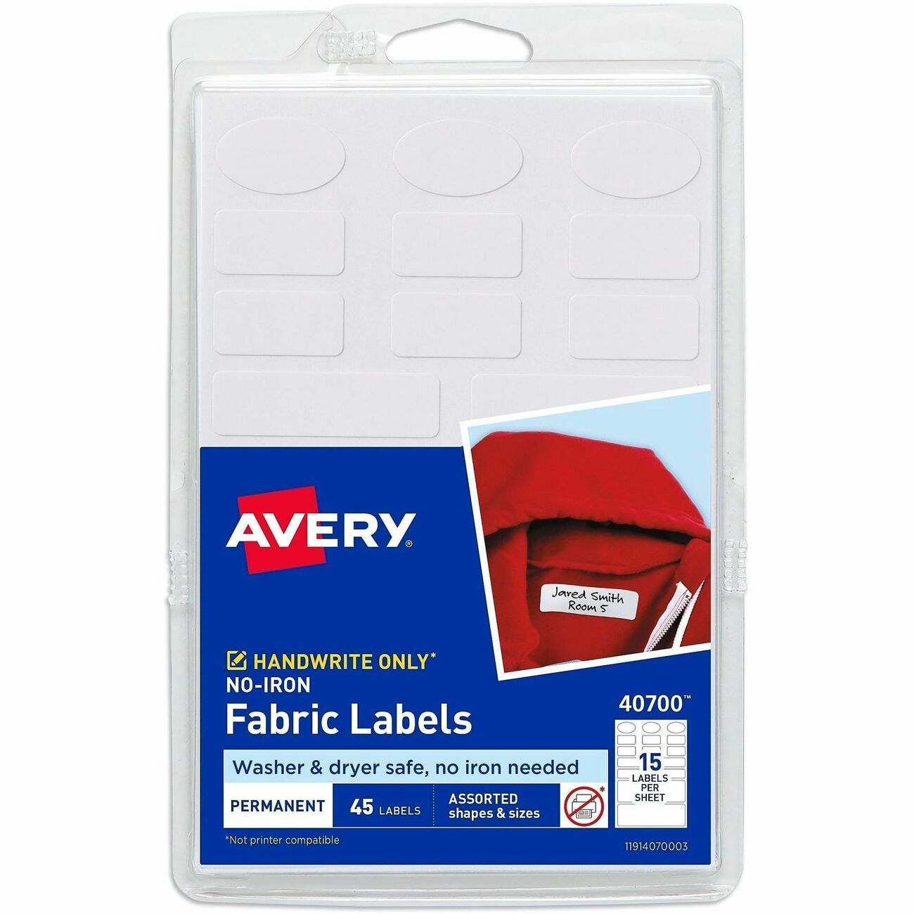 Avery Label Noiron We 15Up