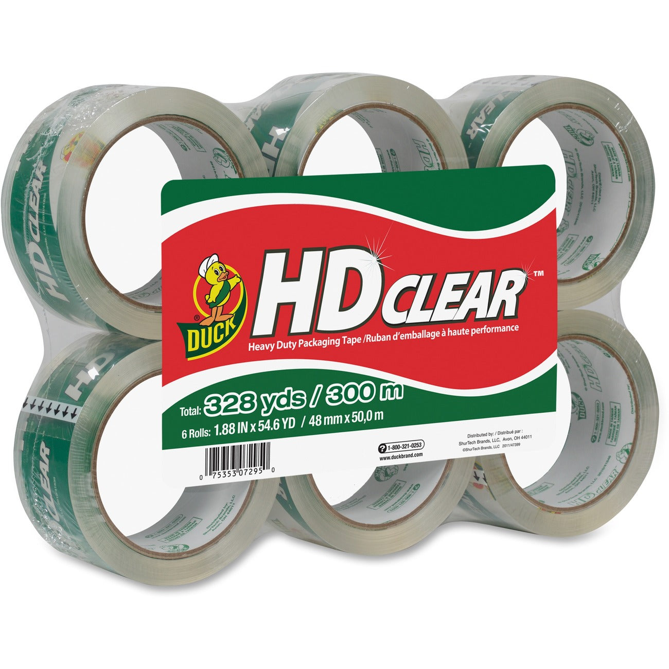 Tape Pkg Crystalclear 6Pk