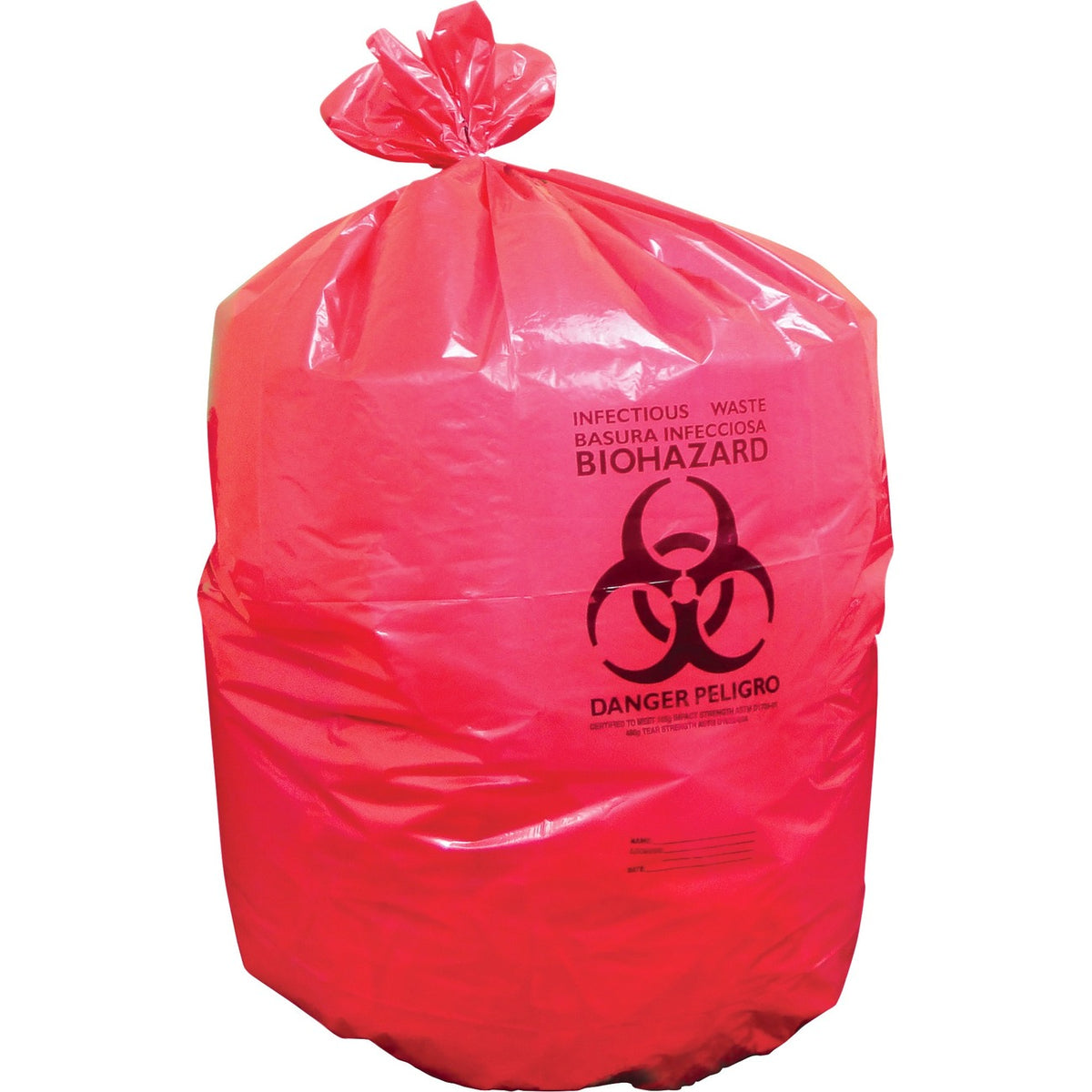 Liner Can 1.3Mil 37X50 Red