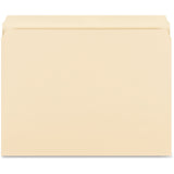 Business Source Straight Tab Cut Letter Recycled Storage Folder