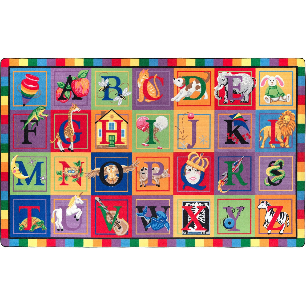 Rug Abc Blocks 76'X12