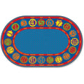 Rug Bilingual 76'X12 Oval