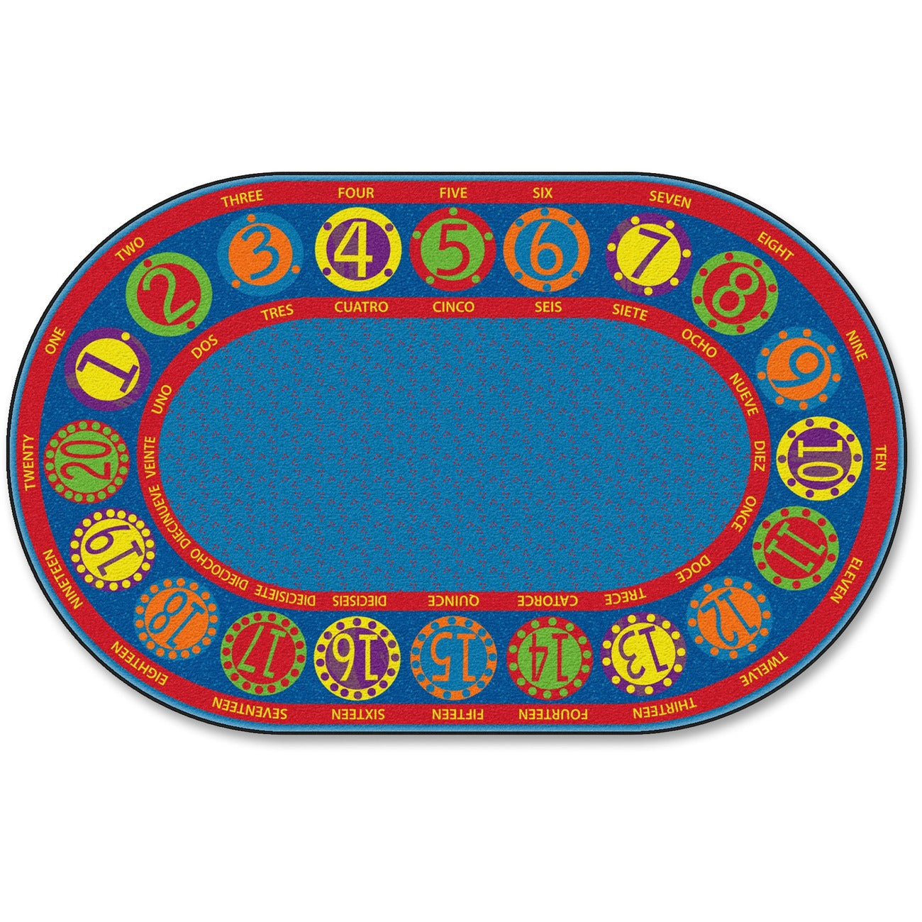 Rug Bilingual 76'X12 Oval