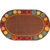 Rug Sitspots 109"X132"Ovl