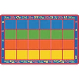 Flagship Carpets Primary Colors Square Grids Rug