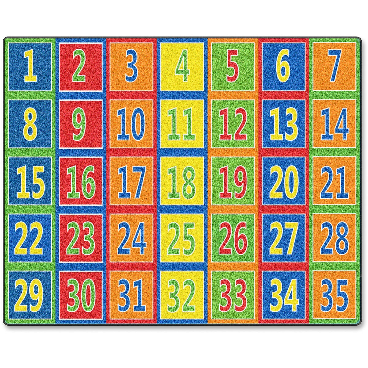 Rug Number Rows 109'X132'