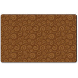 Flagship Carpets Solid Color Swirl Rug