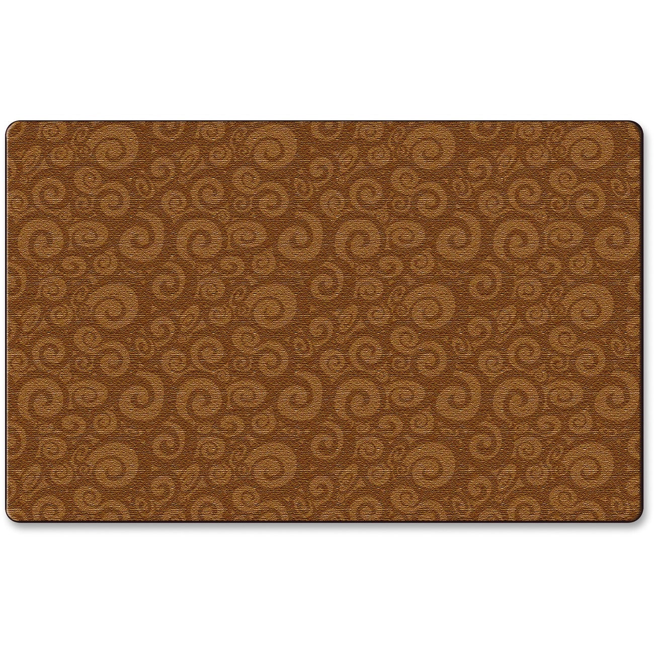 Rug Swirl 76'X12 Brown