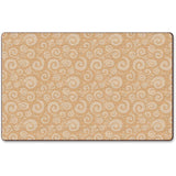 Flagship Carpets Solid Color Swirl Rug