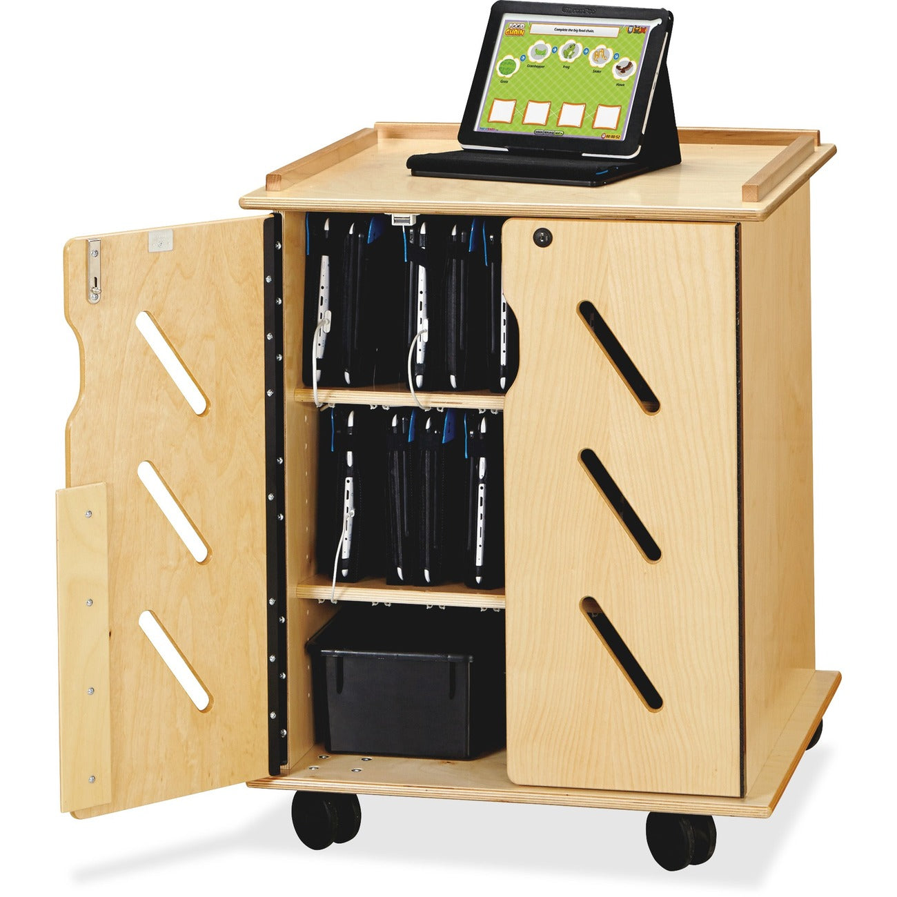 Laptop and Tablet Storage Cart