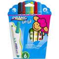Dixon Ticonderoga Marker Art Jumbo Ast 6Ct
