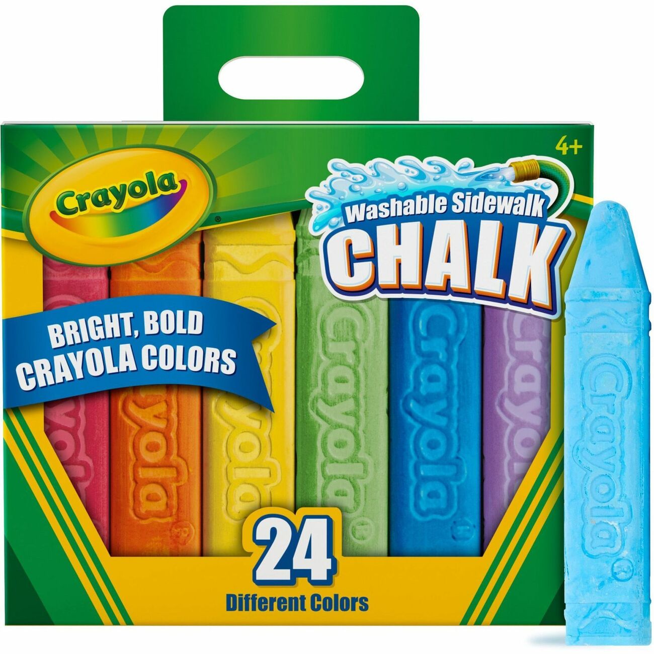 Crayola Chalk Sidewalk Wash 24Ct
