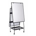 MasterVision Easel De Laq Steel Mag