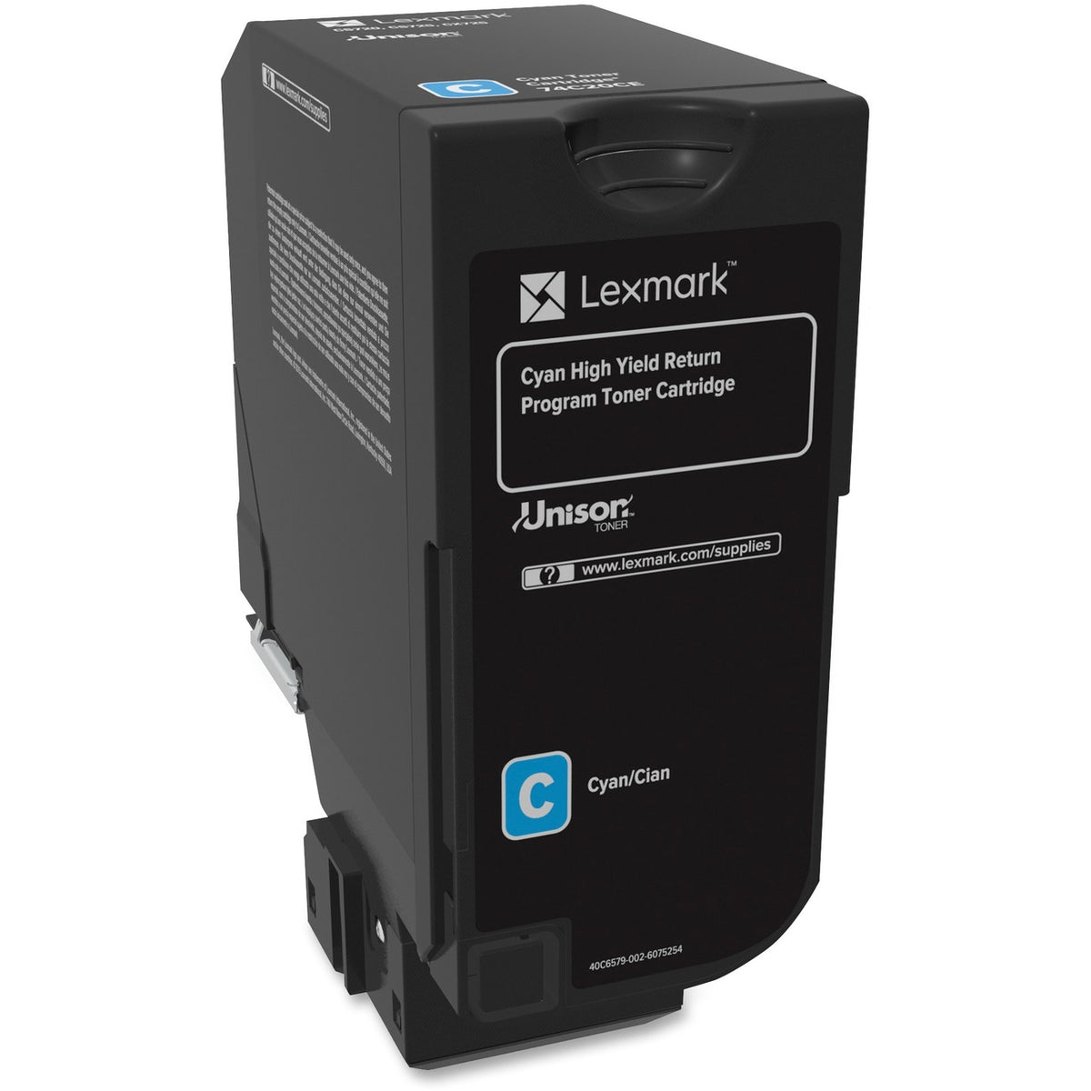 Lexmark Unison Original High Yield Laser Toner Cartridge - Cyan - 1 Each