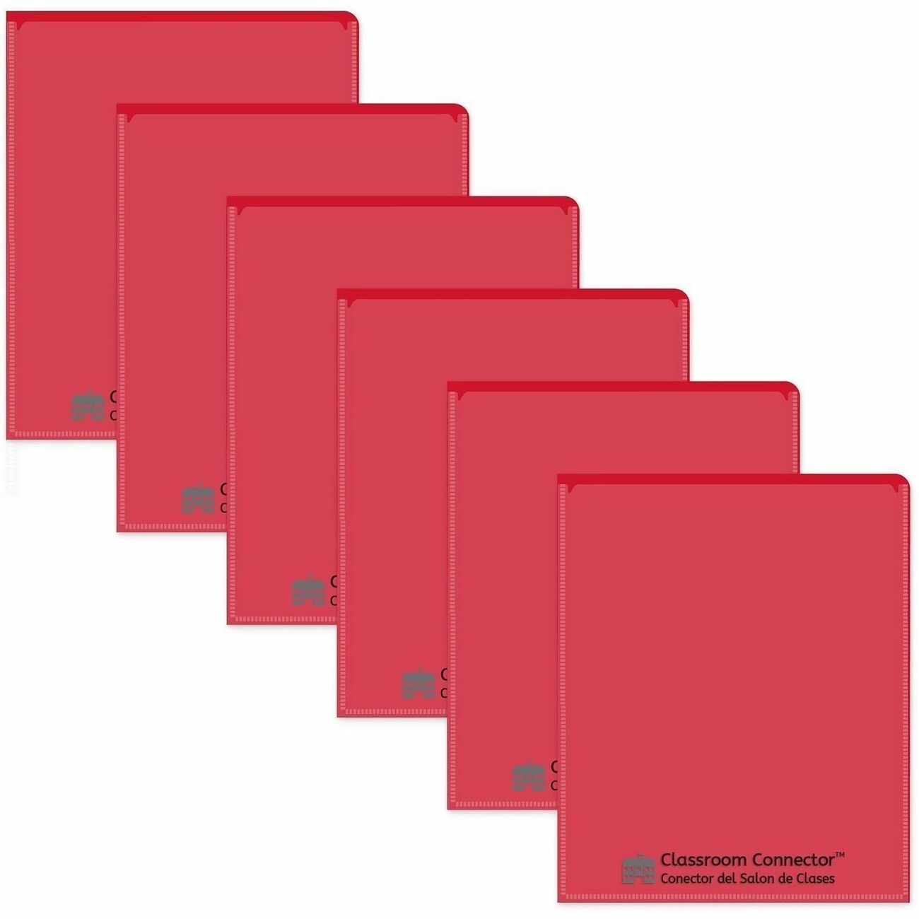 C-Line Folder Clssrm Cntr 2Pkt Rd