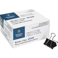 Business Source Clip Binder Med Blk 36Ct