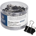 Business Source Clip Binder Sm/Med Blk 60Ct