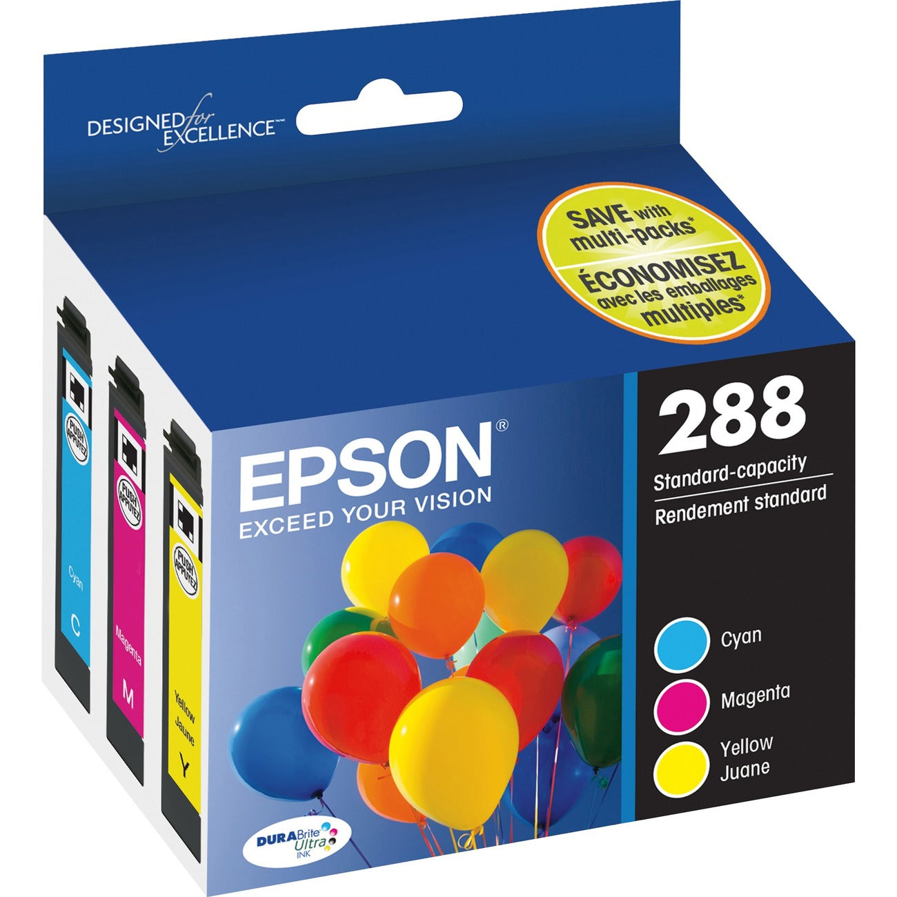 Epson Crtdgs Inkjet 288 C M&Y