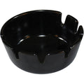 Ashtray Desk Round Black