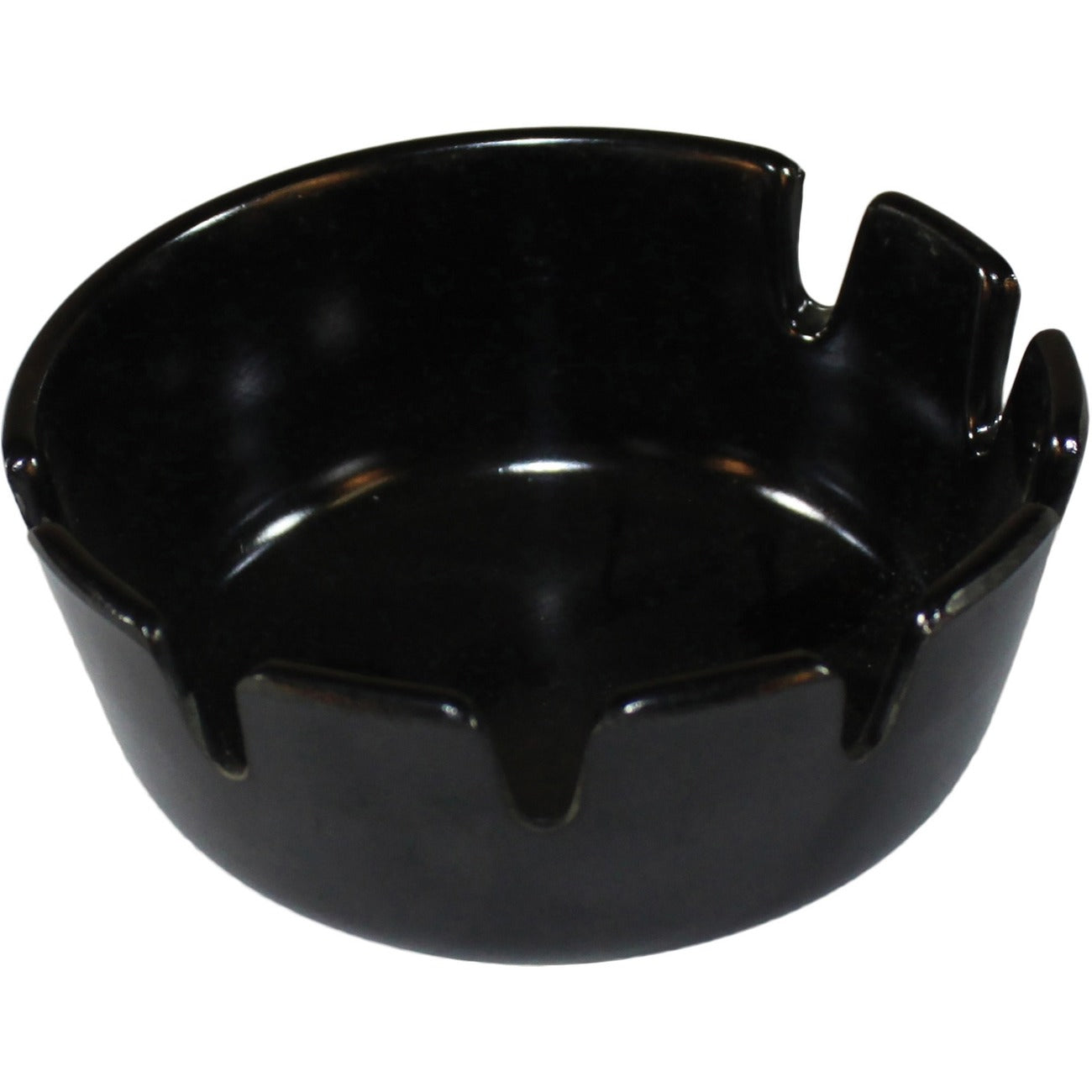 Ashtray Desk Round Black