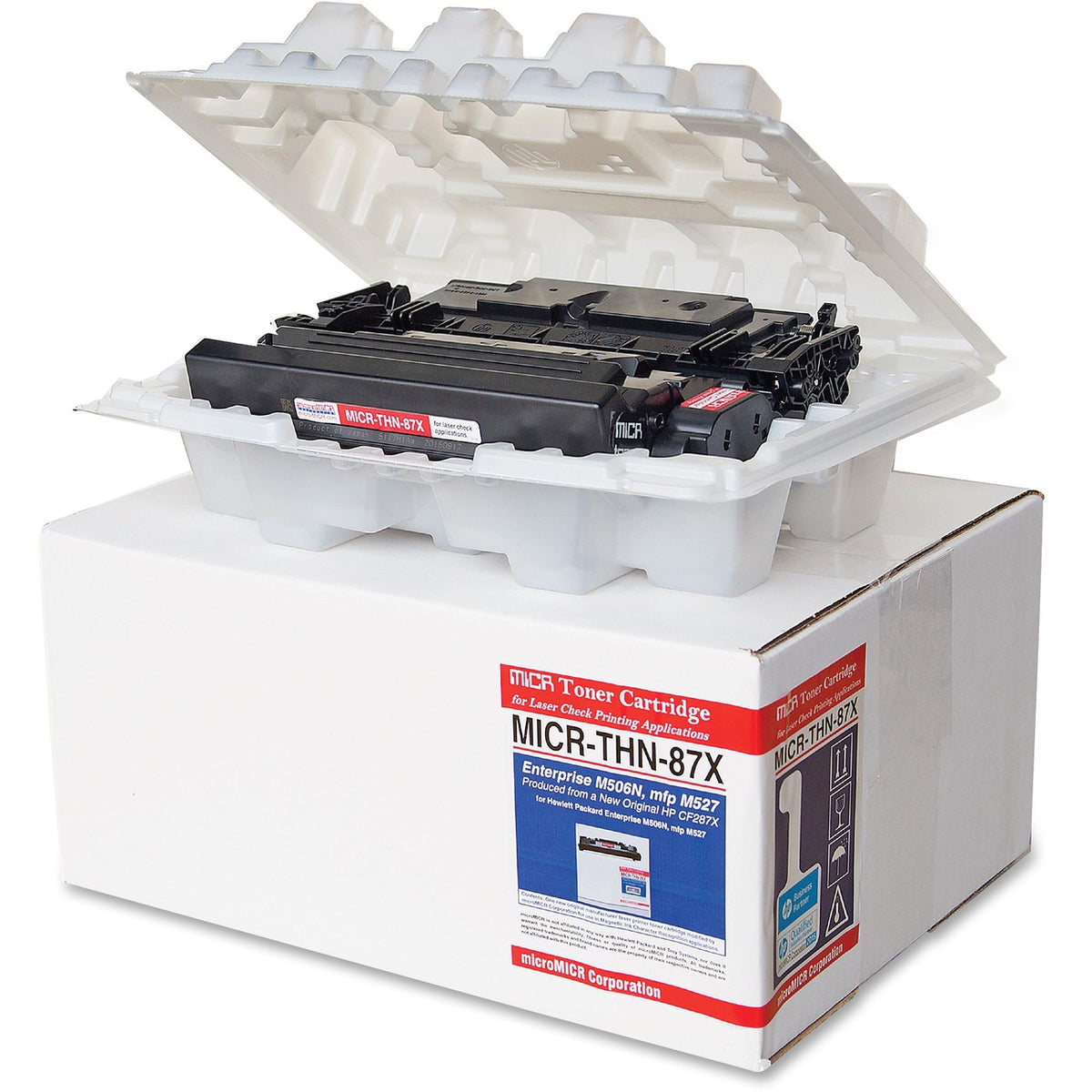 microMICR MICR Laser Toner Cartridge 87X (CF287X) - Black - 1 Each