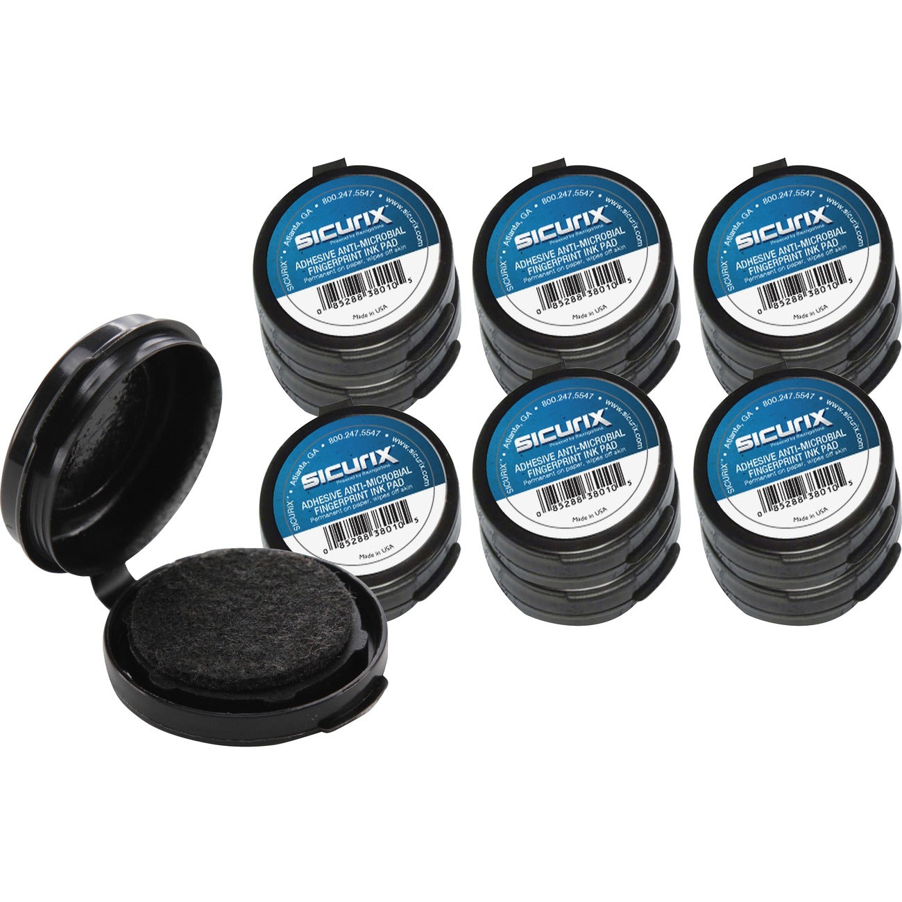 Pad Ink Fingerprint Black
