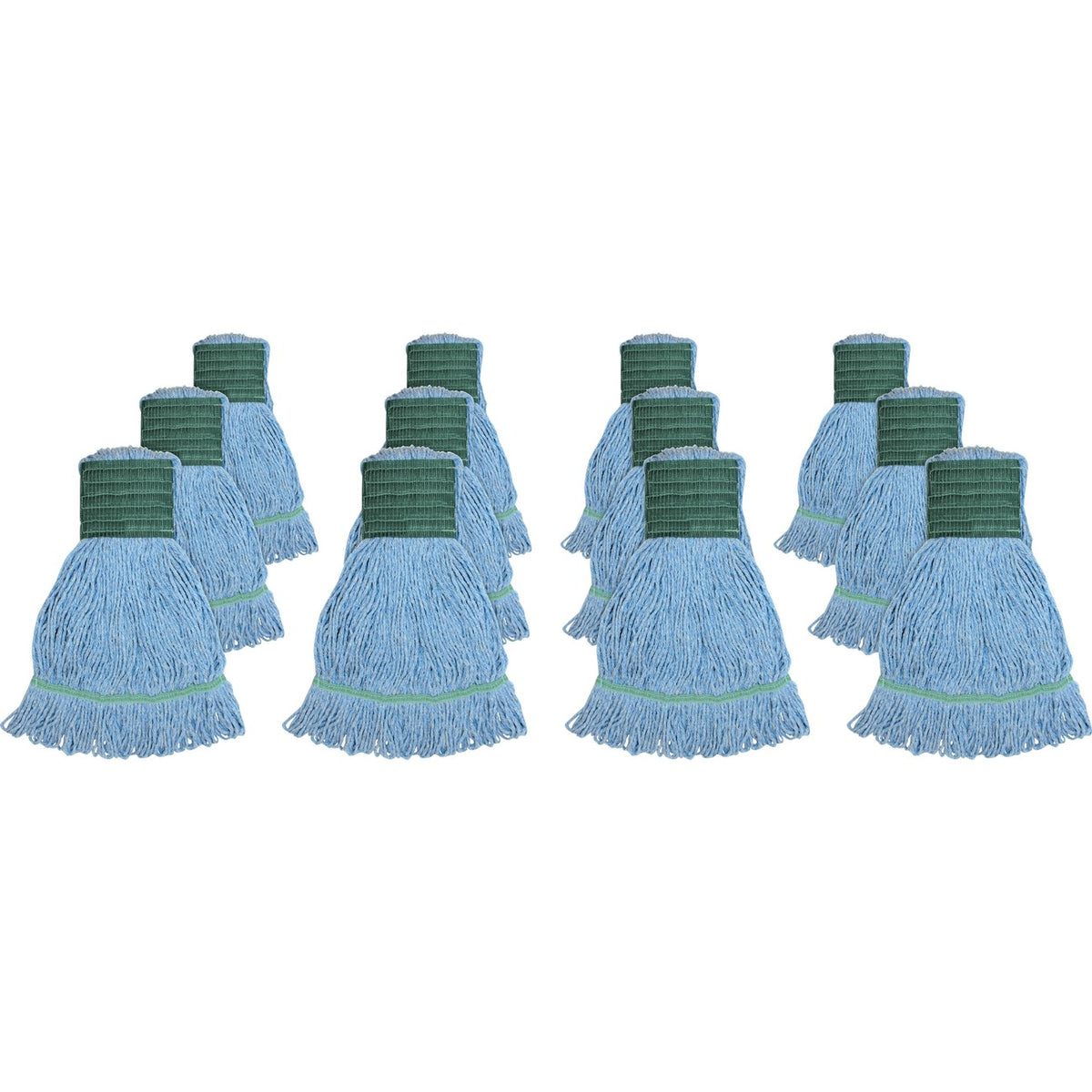 Genuine Joe Mop Med Rayon Cotton Blue
