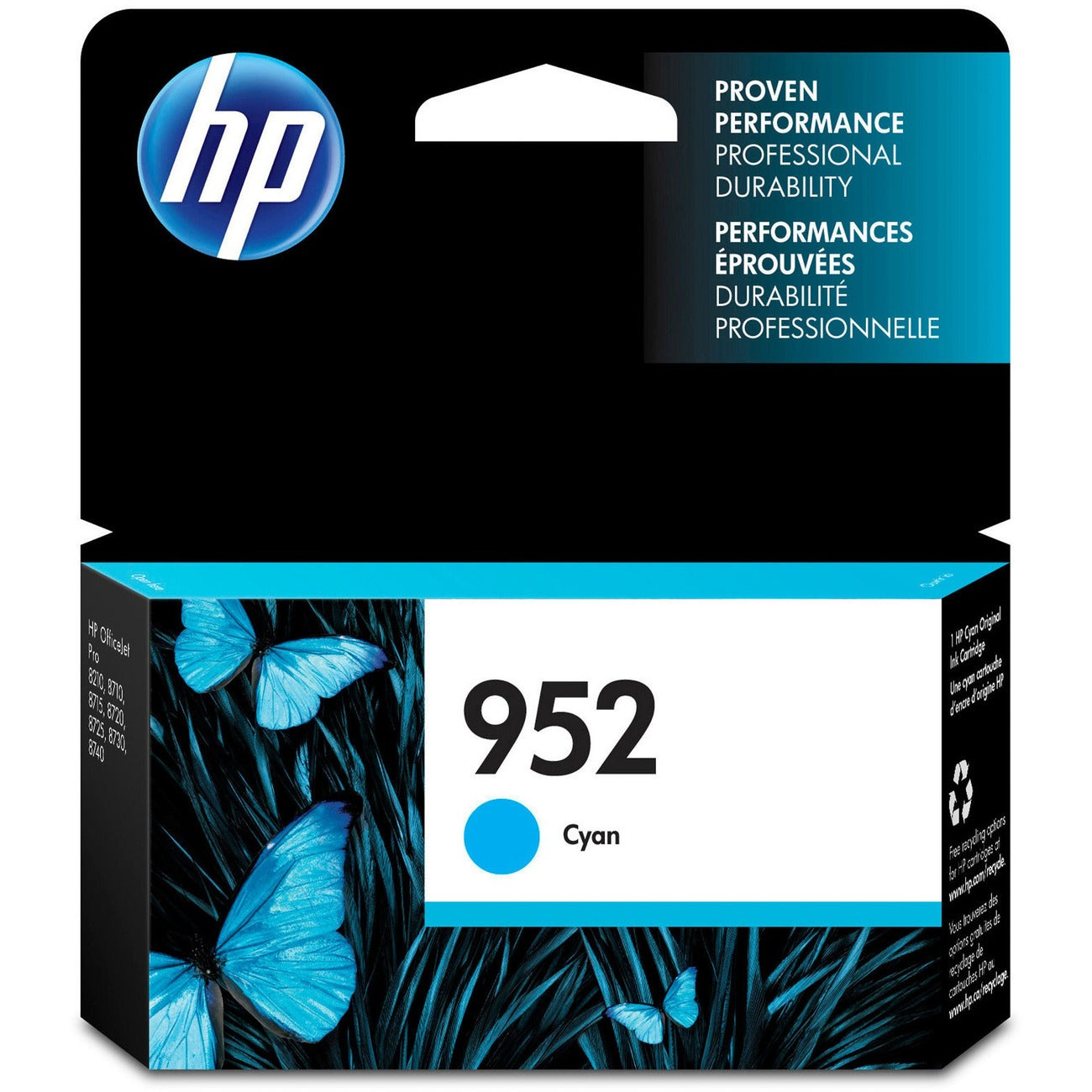 HP Crtdg Ij Hp 952 Cyn 630 Pgs