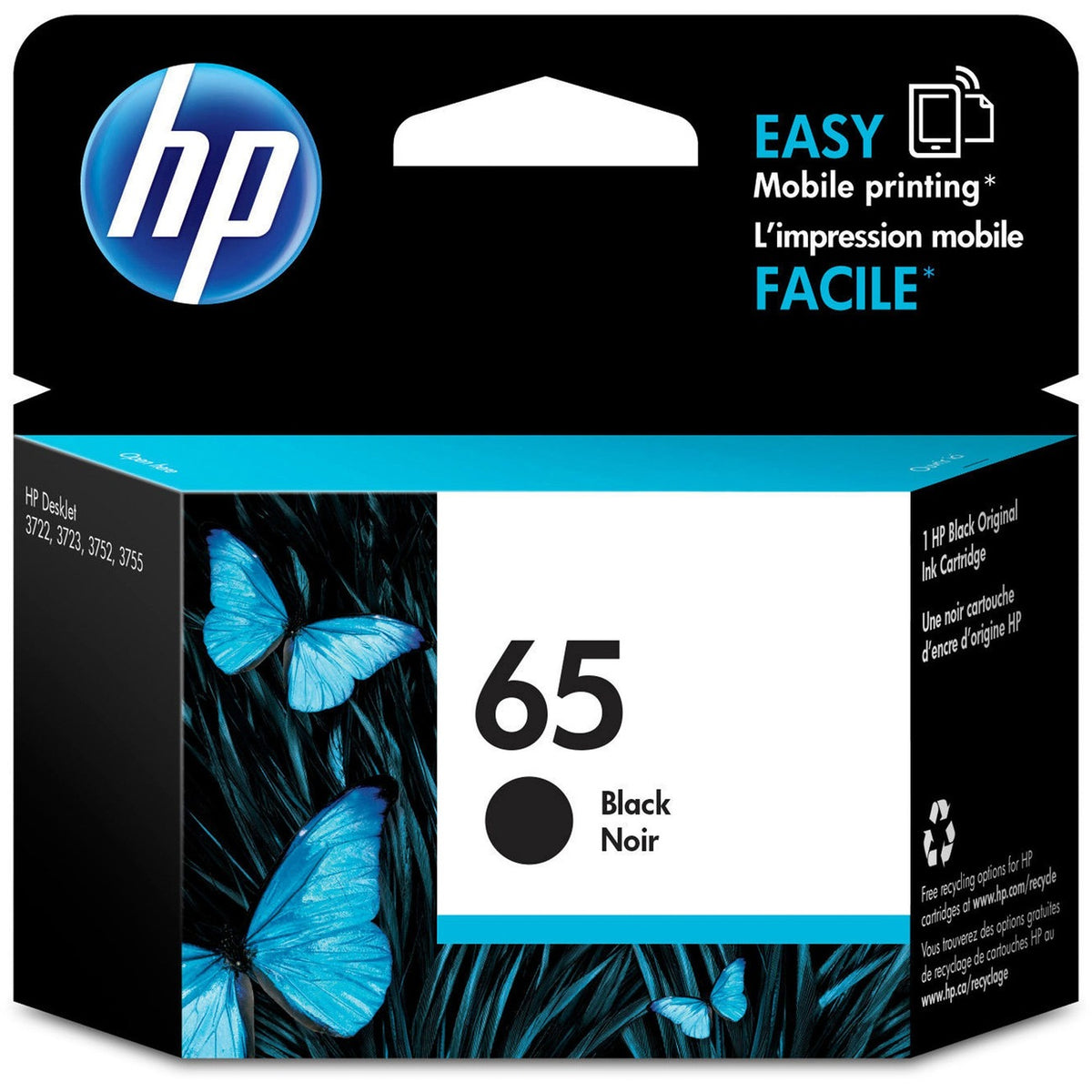 HP Crtdg Ij Hp 65 Bk